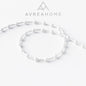 Roller blind beaded chain cord white plastic bead part - Sold per metre