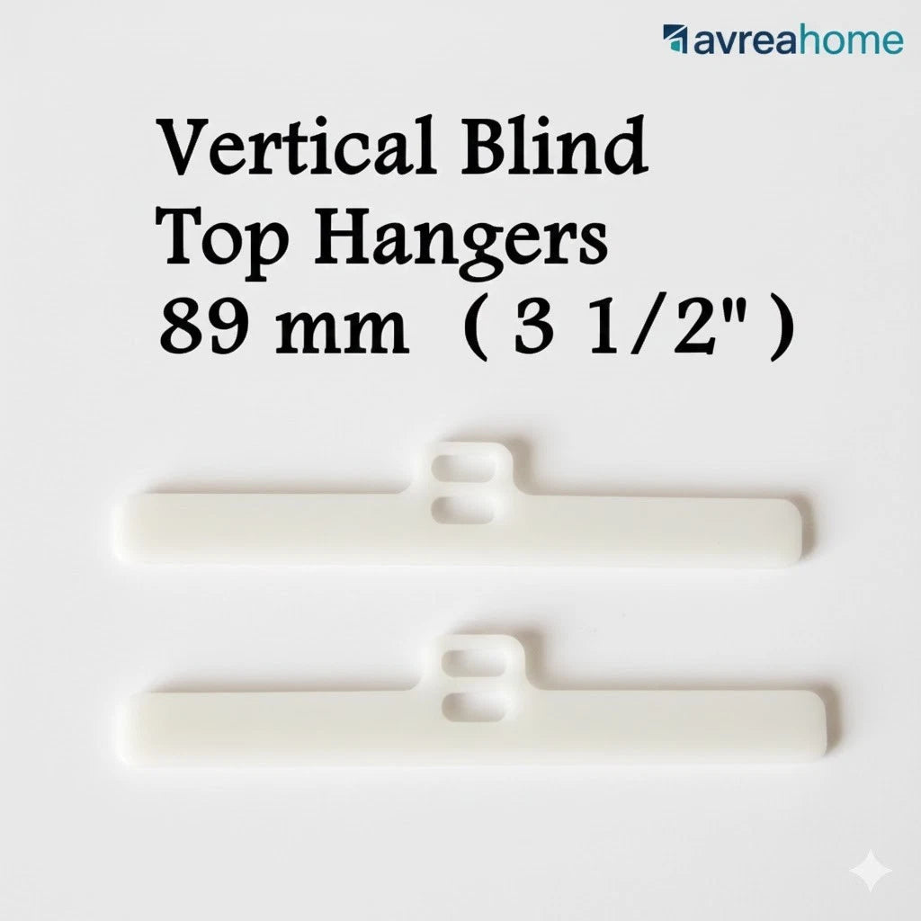 Slat Top Hangers For Vertical Blind 89mm/3.5" and 127mm/5" Double Slot Type