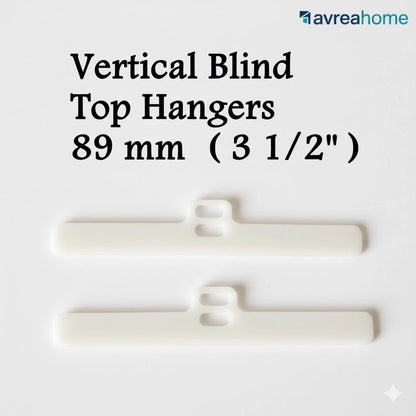 Slat Top Hangers For Vertical Blind 89mm/3.5" and 127mm/5" Double Slot Type