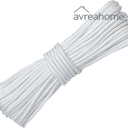 Venetian Blind Cord White Strong 2 mm Silky Nylon String Curtain Window DIY