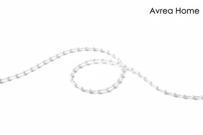 Roller & Roman Blind Beaded Pull Control Chain – 4.5 x 8mm – Sold by the Meter
