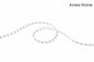 Roller & Roman Blind Beaded Pull Control Chain – 4.5 x 8mm – Sold by the Meter
