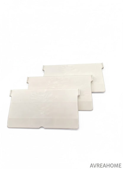 CHAINLESS Vertical Blind Bottom Weights 89mm (3.5") Replacement Slat Parts White