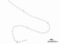 100 Clips Of Vertical Blind Bottom Chain For 127mm ( 5 inch ) blinds