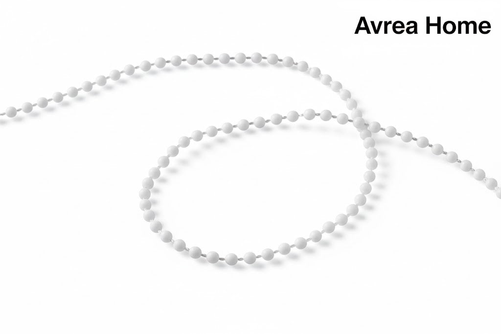 3 METRE VERTICAL BLIND WHITE TILT CHAIN  - BLIND SPARE PARTS - 2mm Cord