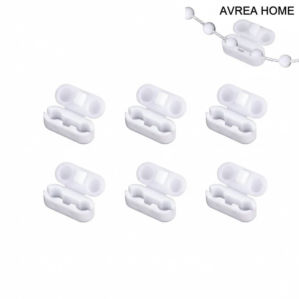 6 X REPLACEMENT ROLLER BLIND  CHAIN CONNECTOR CLIPS