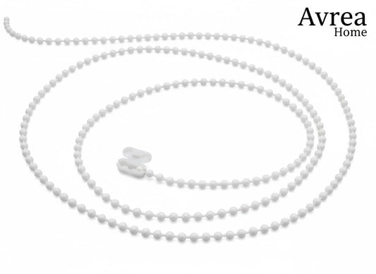 3 METRE VERTICAL BLIND WHITE TILT CHAIN  - BLIND SPARE PARTS - 2mm Cord